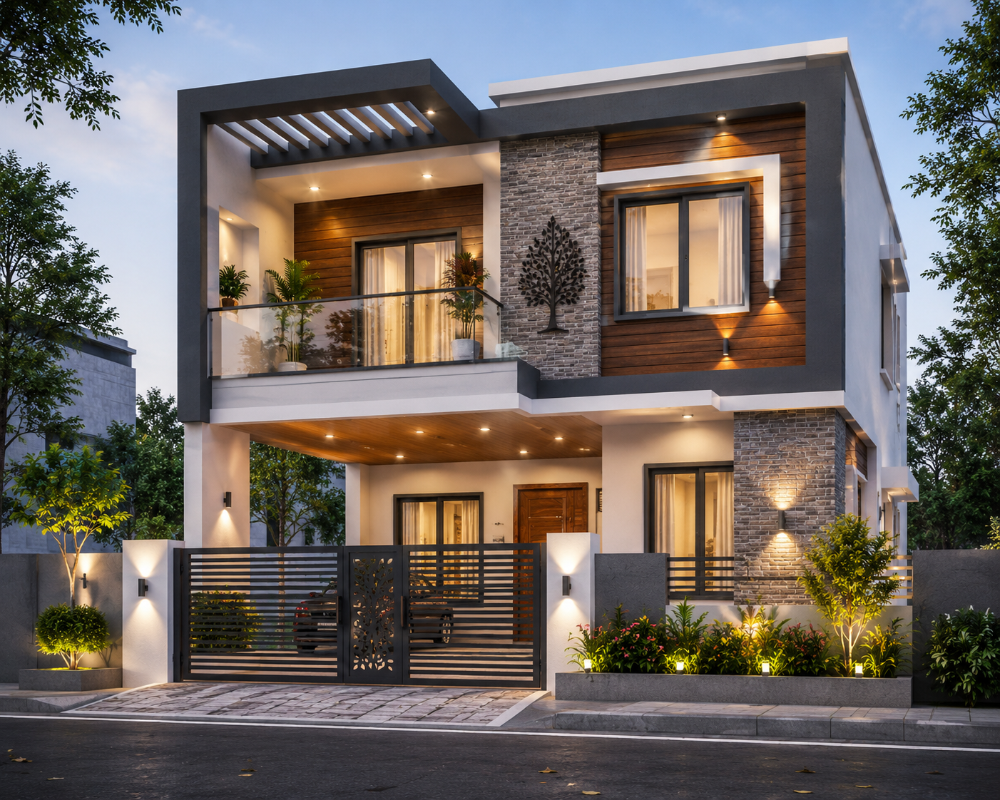 Completed independent houses by Shirdi Sai Developers, Hyderabad